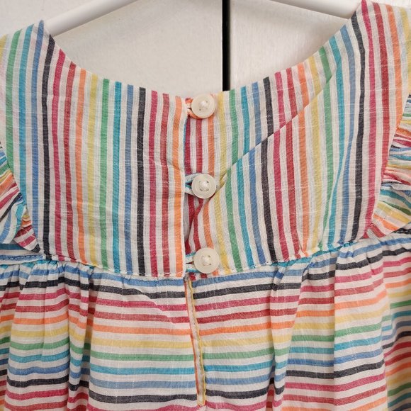 NWT GAP KIDS Rainbow Stripe Dress - Picture 8 of 9